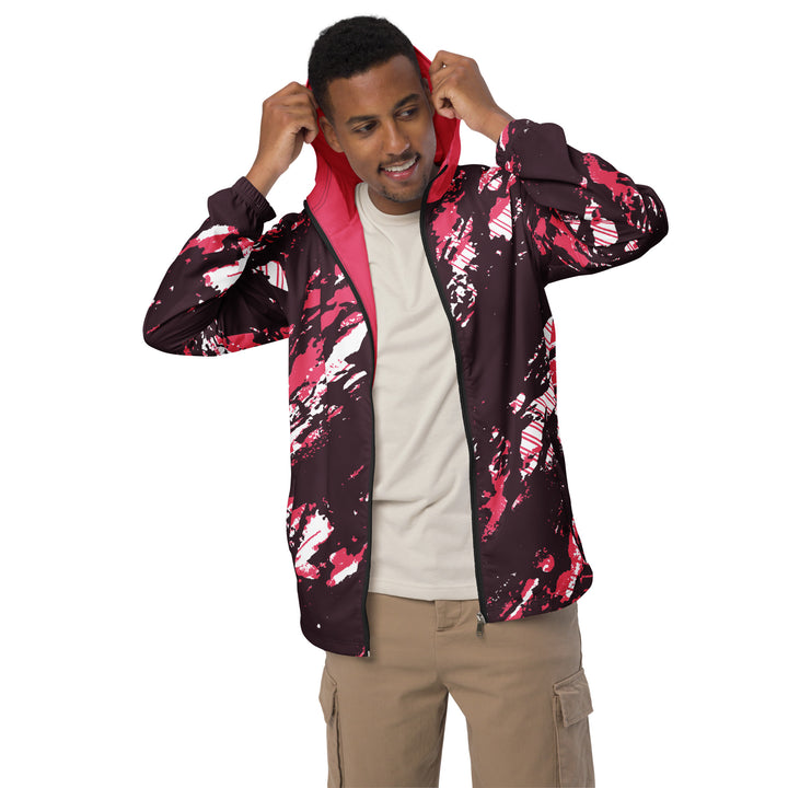 Men’s Windbreaker - Pink Ace