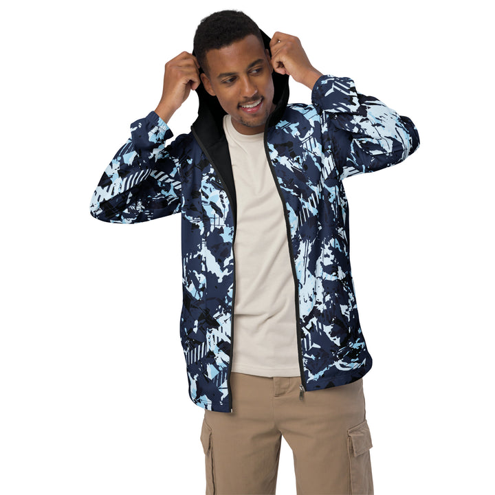 Men’s Windbreaker - Blue Trace