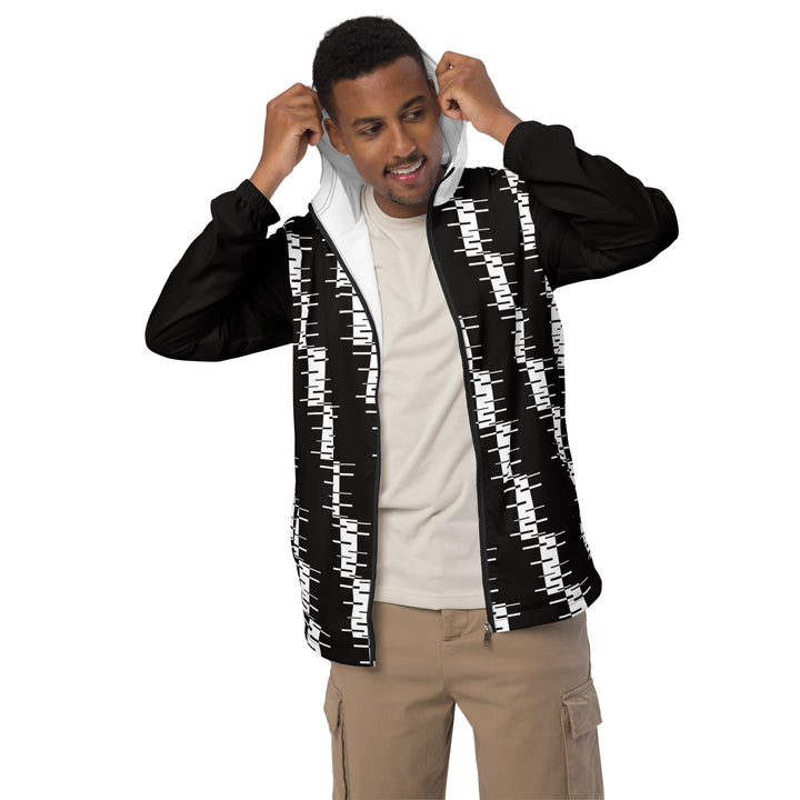 Men’s Windbreaker - Black-White Shift