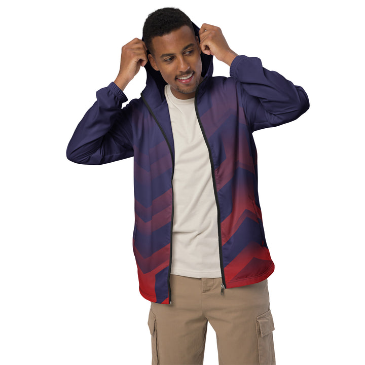 Men’s Windbreaker - Purple-Red Complex