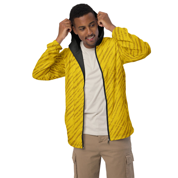 Men’s Windbreaker - Yellow-Grey Rain