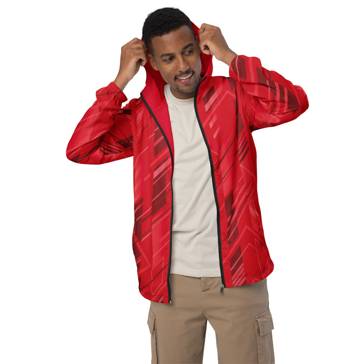 Men’s Windbreaker - Red Strike