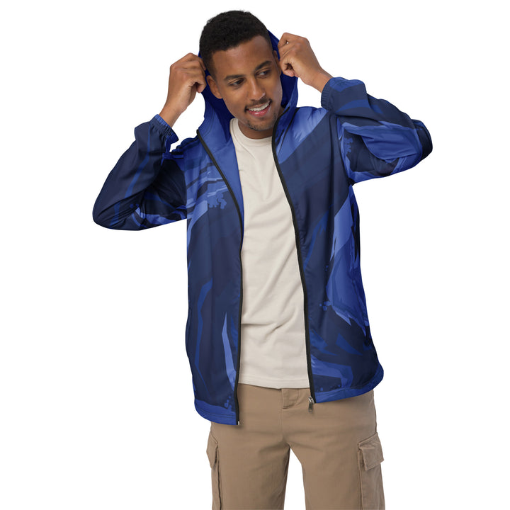 Men’s Windbreaker - Blue Wave