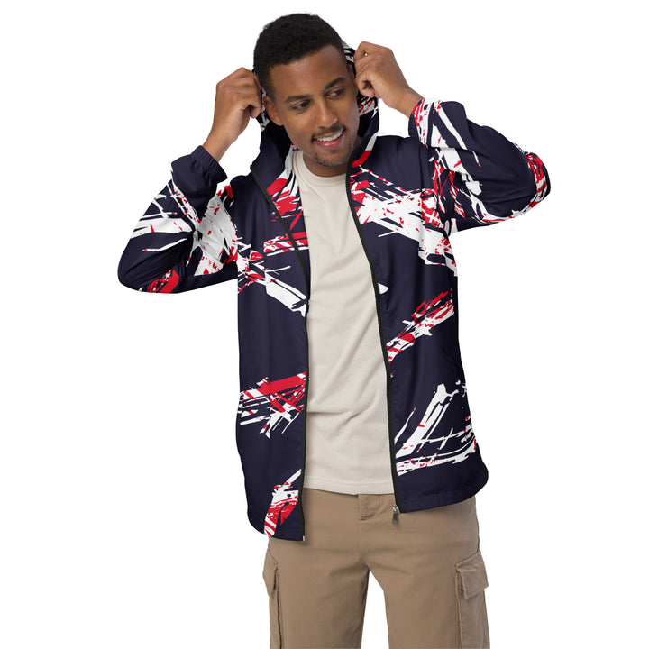 Men’s Windbreaker - Blue-White Whip