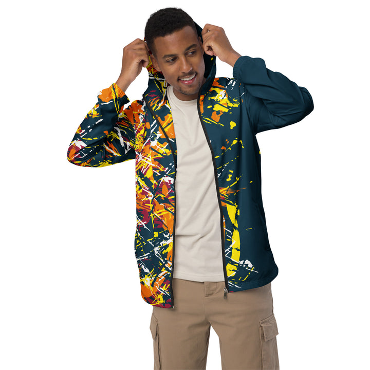 Men’s Windbreaker - Green-Yellow Pressure