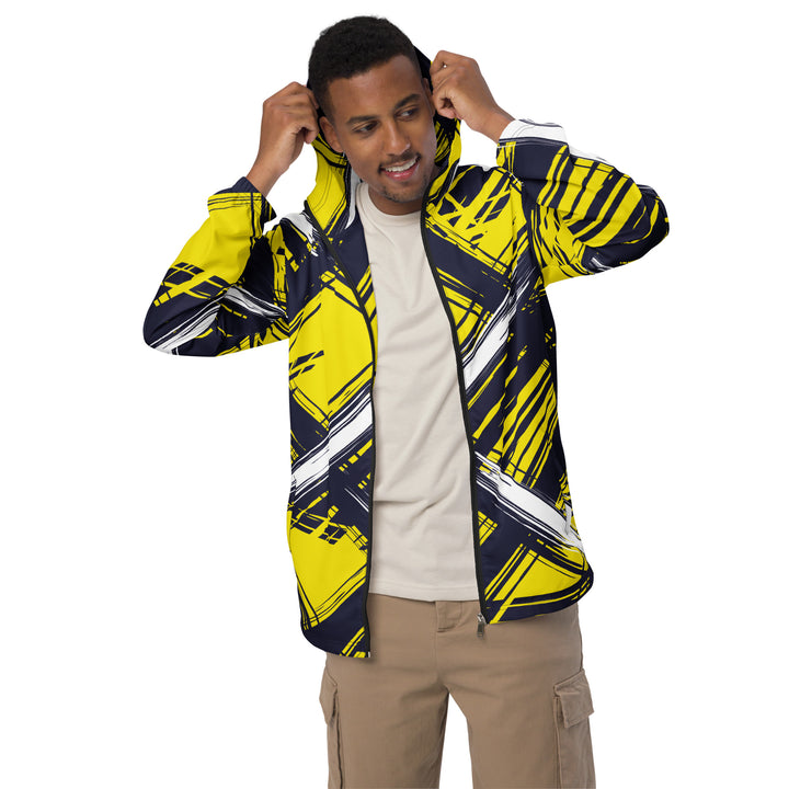 Men’s Windbreaker - Yellow-Black Signal