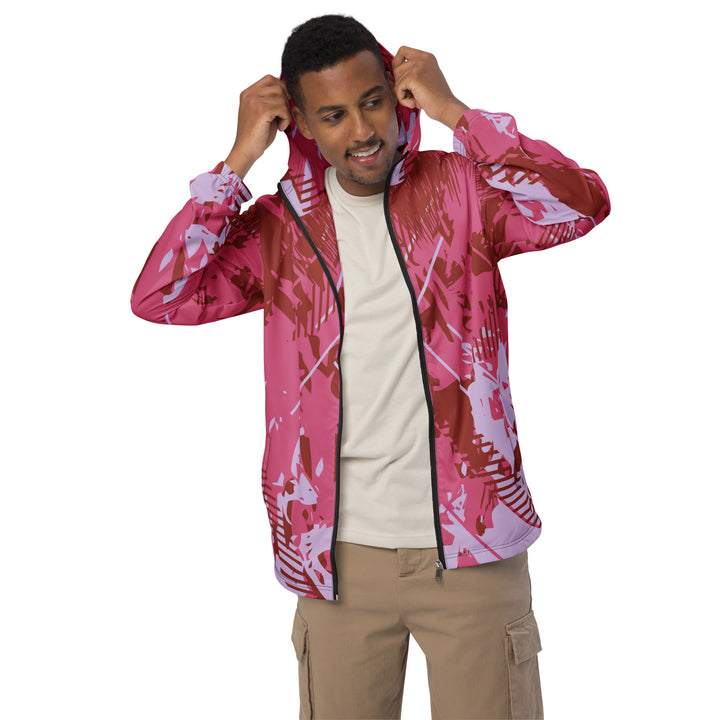 Men’s Windbreaker - Pink Track