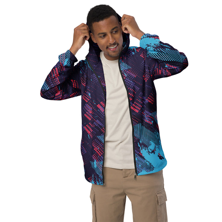 Men’s Windbreaker - Purple-Blue Invasion