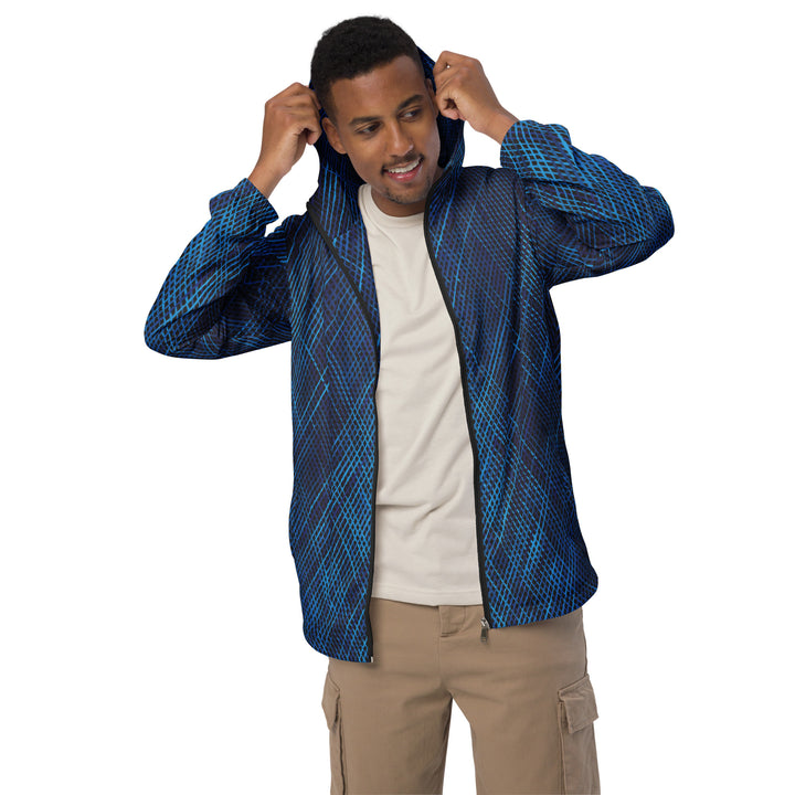 Men’s Windbreaker - Blue Criss