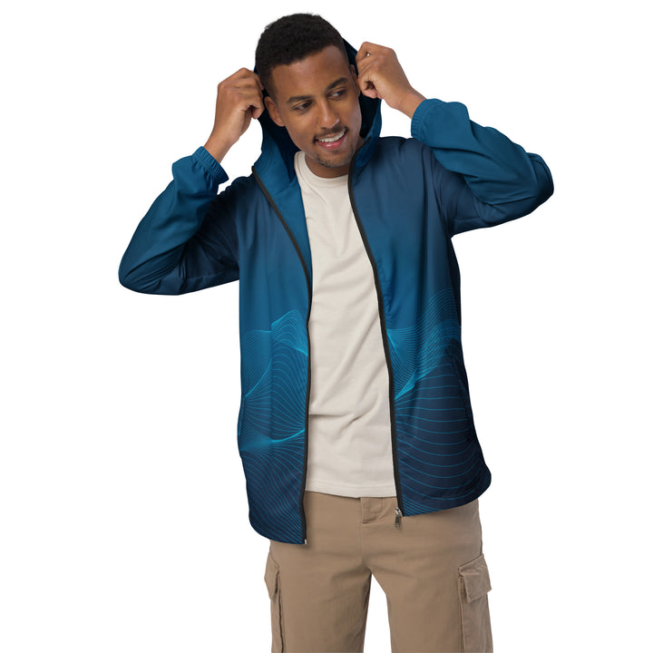 Men’s Windbreaker - Blue Follow