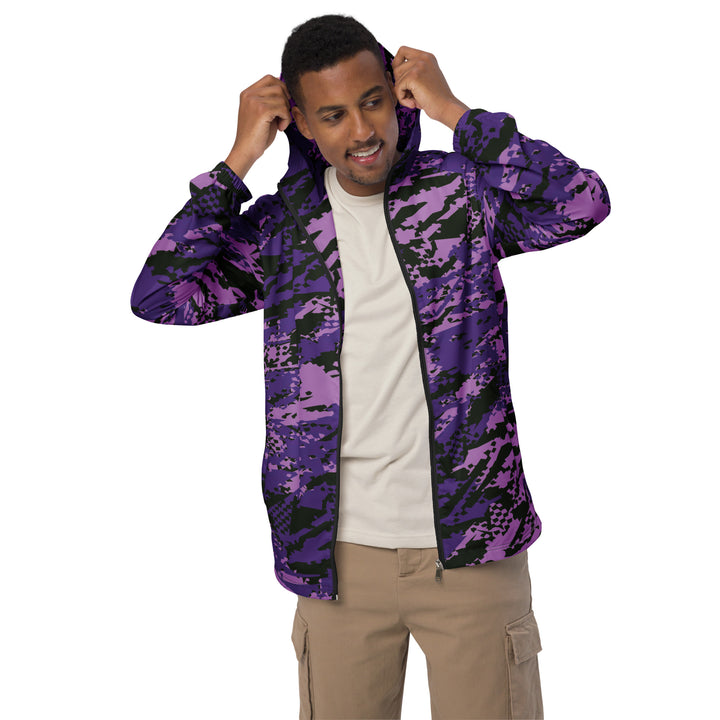 Men’s Windbreaker - Purple-Black Cloud