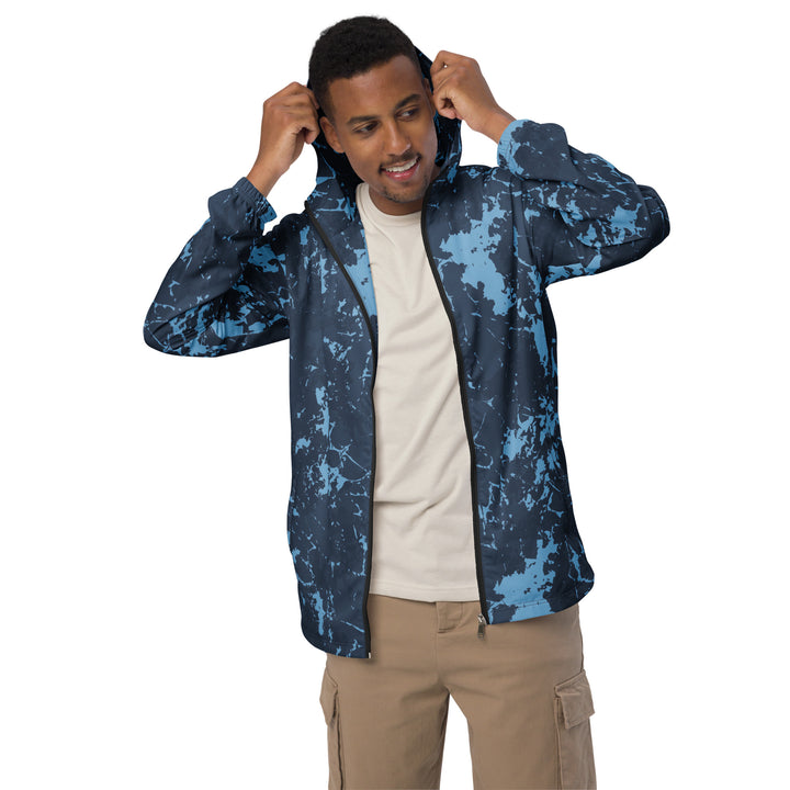 Men’s Windbreaker - Blue Ice