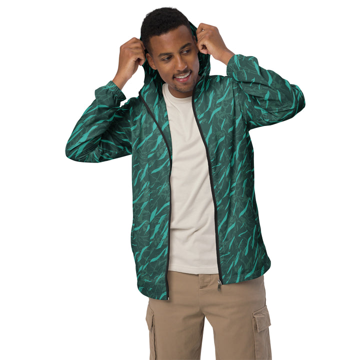 Men’s Windbreaker - Green Kelp