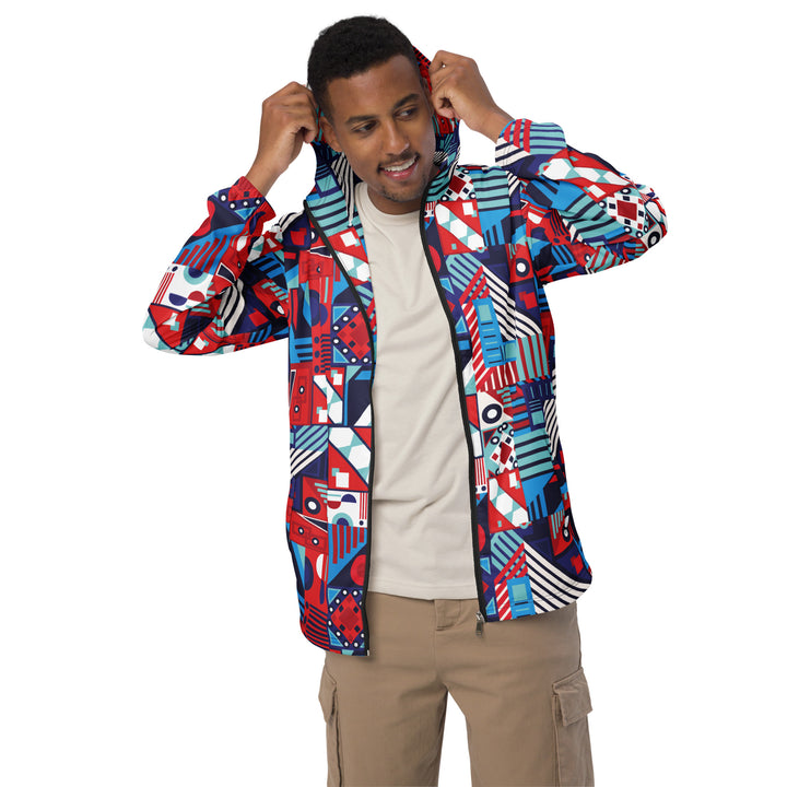 Men’s Windbreaker - Red-Blue Kind