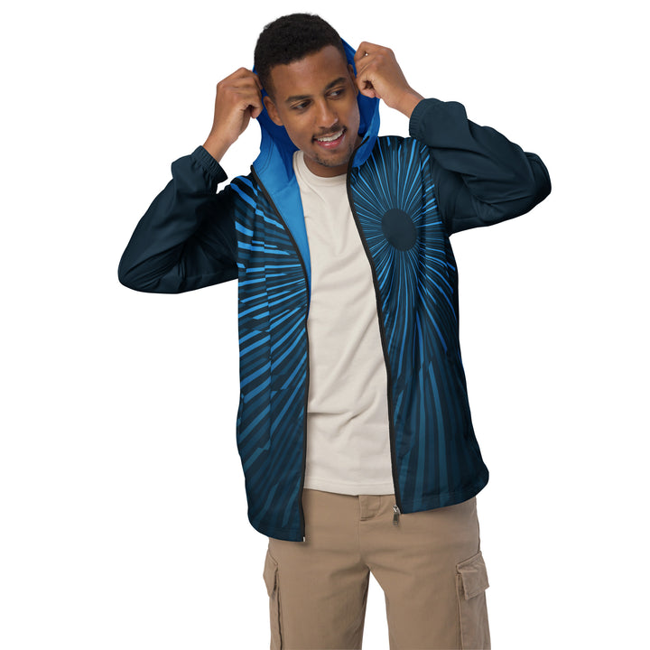 Men’s Windbreaker - Blue Sun