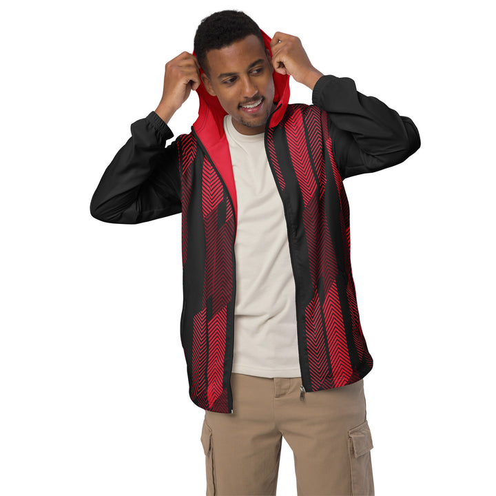 Men’s Windbreaker - Red-Black Track