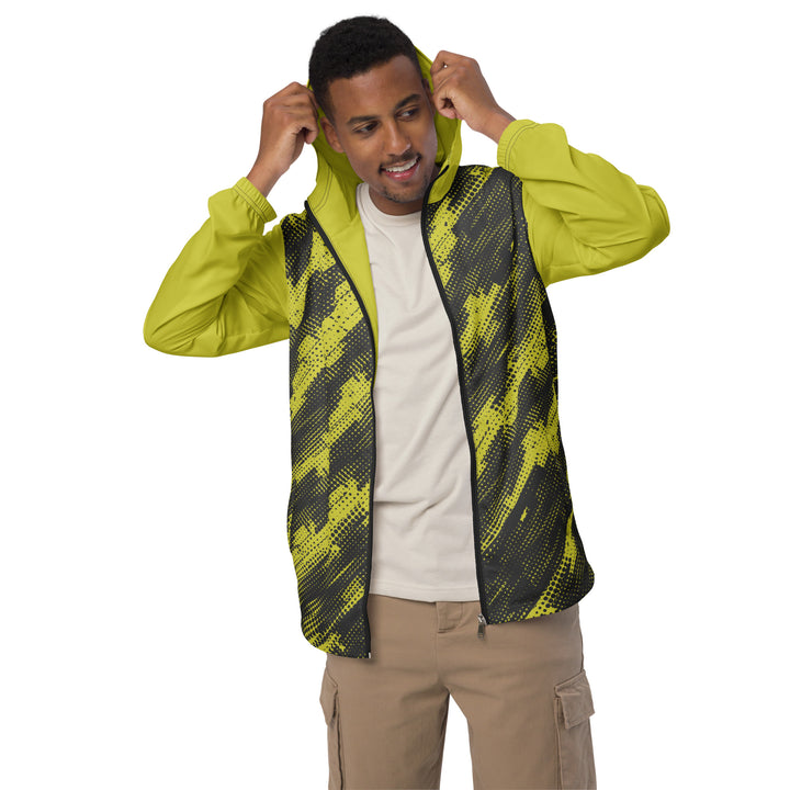 Men’s Windbreaker - Yellow-Grey Newcomer