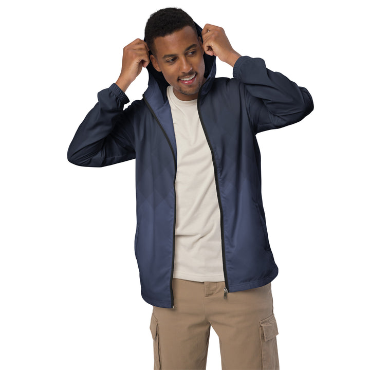 Men’s Windbreaker - Grey-Blue Player