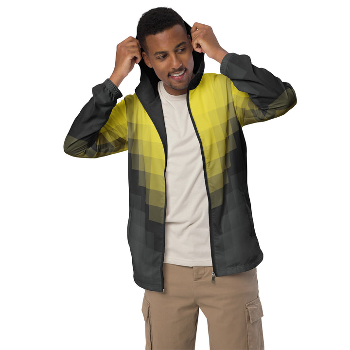 Men’s Windbreaker - Yellow-Black Clarity