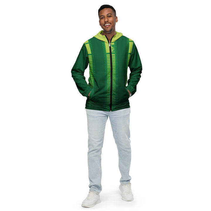 Men’s Windbreaker - Green Ladder