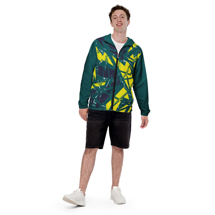 Men’s Windbreaker - Green-Yellow Tough