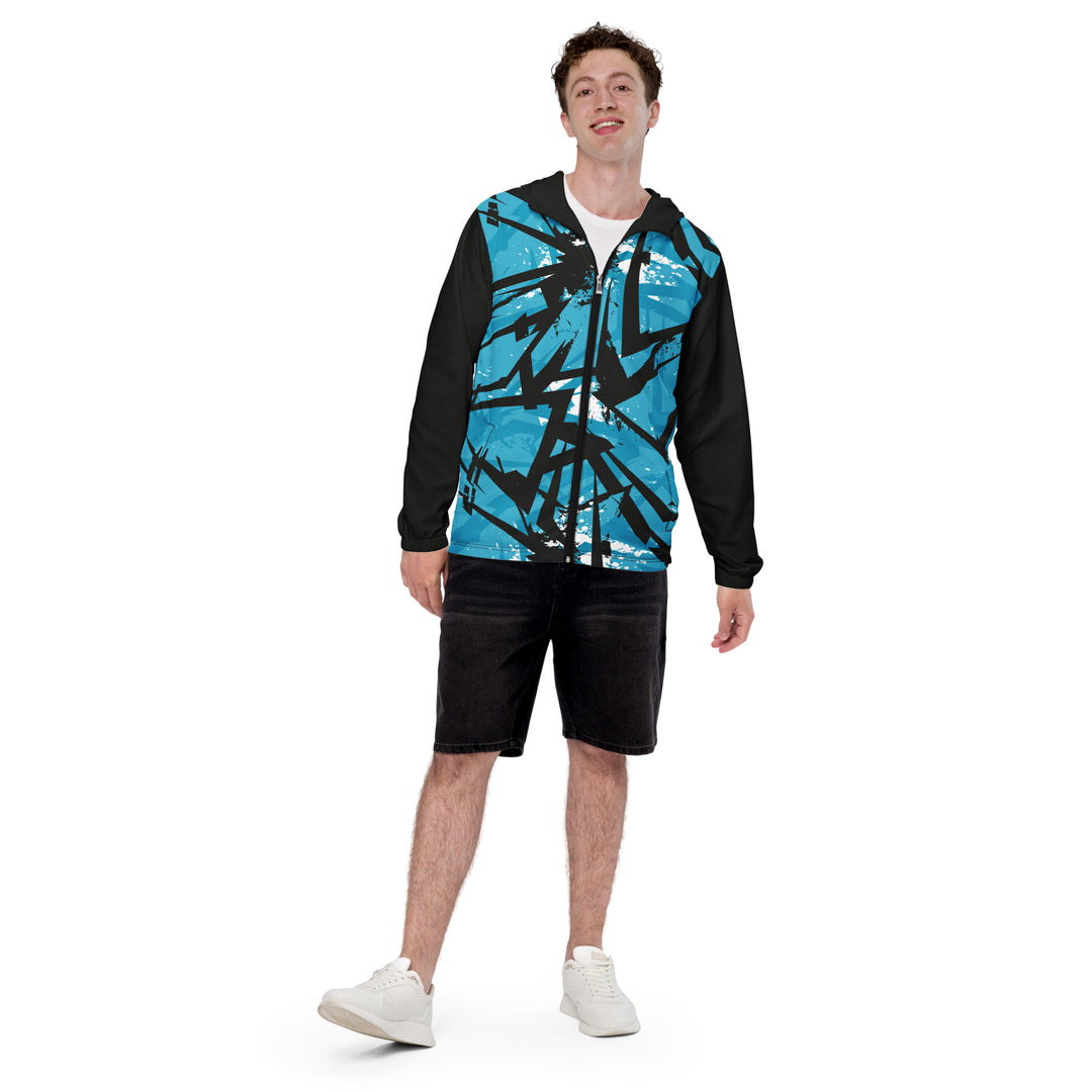 Men’s Windbreaker - Blue-Black Break