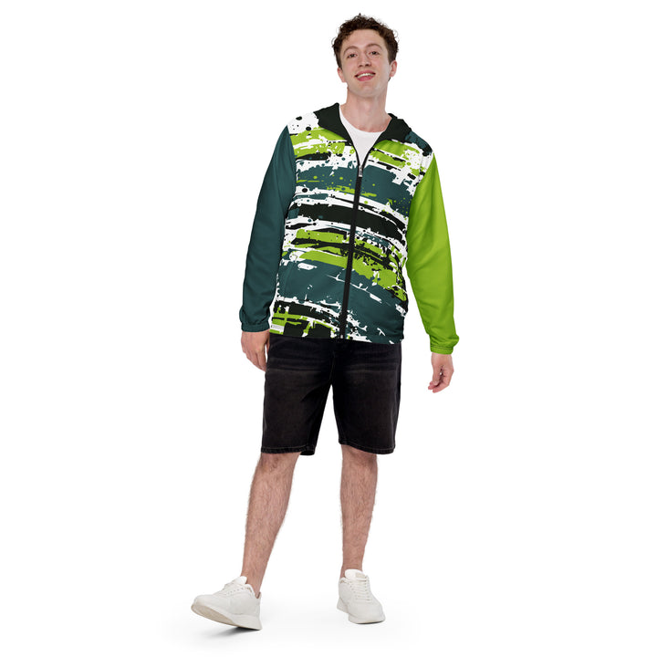 Men’s Windbreaker - Green-Black Origin