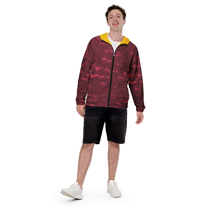 Men’s Windbreaker - Pink-Yellow Clouds