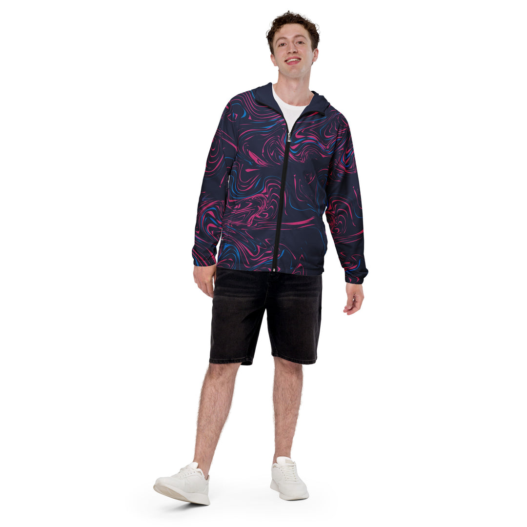 Men’s Windbreaker - Purple-Pink Blend