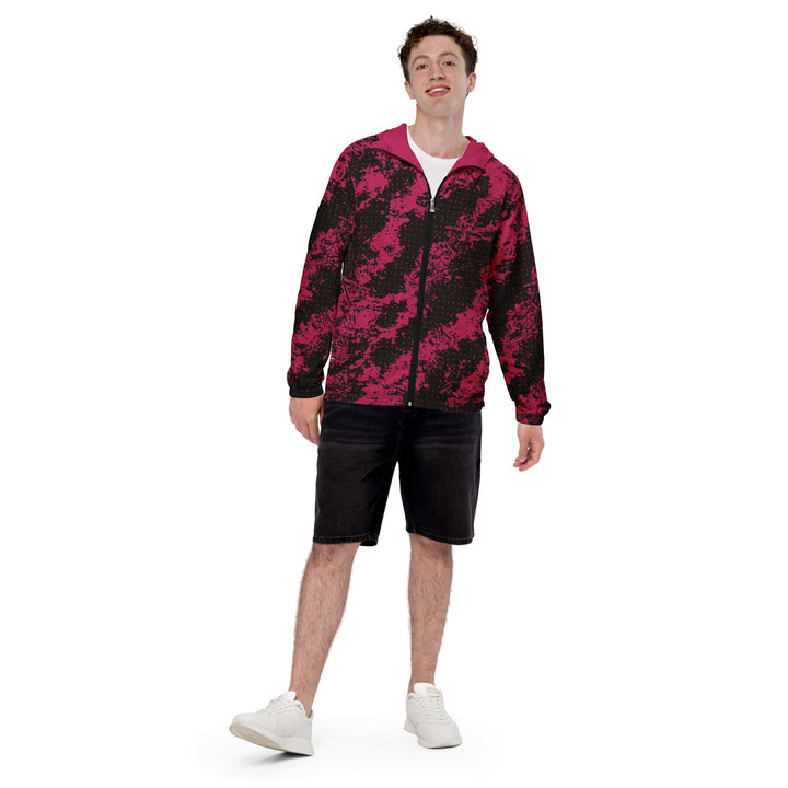 Men’s Windbreaker - Black-Pink Loader