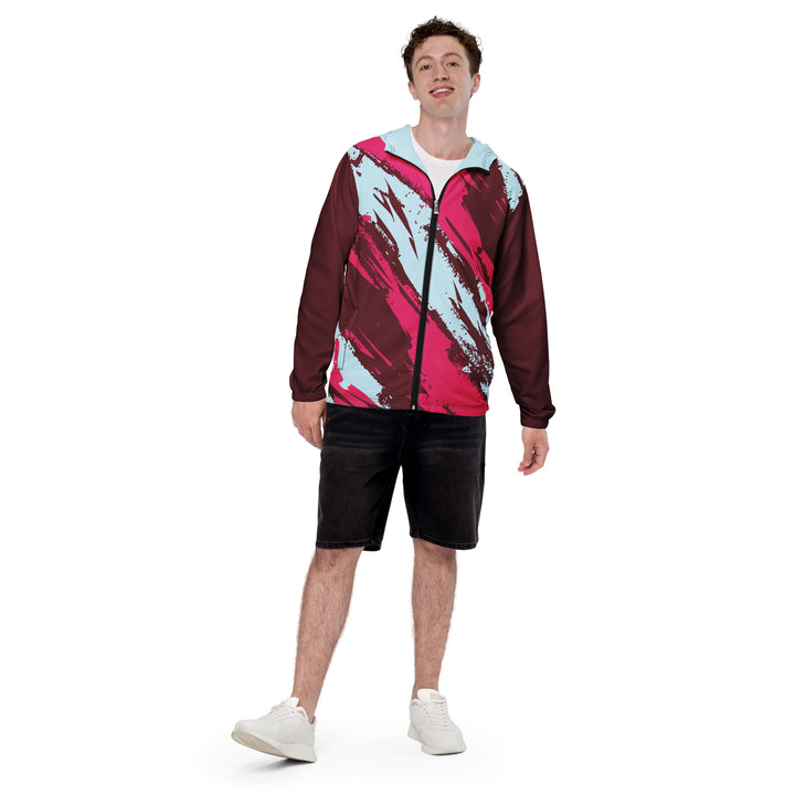 Men’s Windbreaker - Red-Pink Breaker