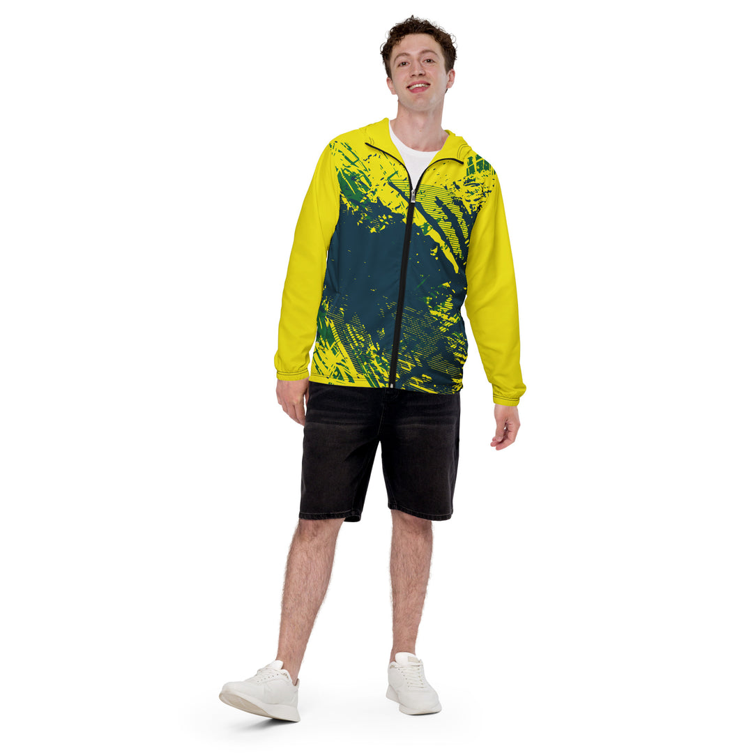 Men’s Windbreaker - Green-Yellow Maintain