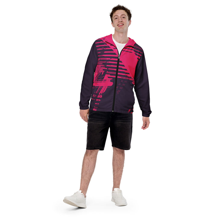 Men’s Windbreaker - Purple-Pink Trace