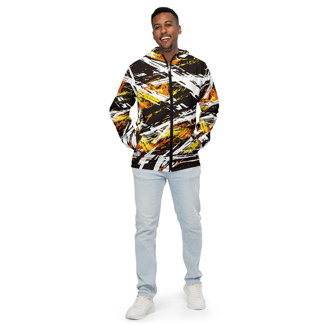 Men’s Windbreaker - Black-Yellow Drive