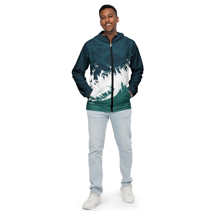 Men’s Windbreaker - Blue-Green Score