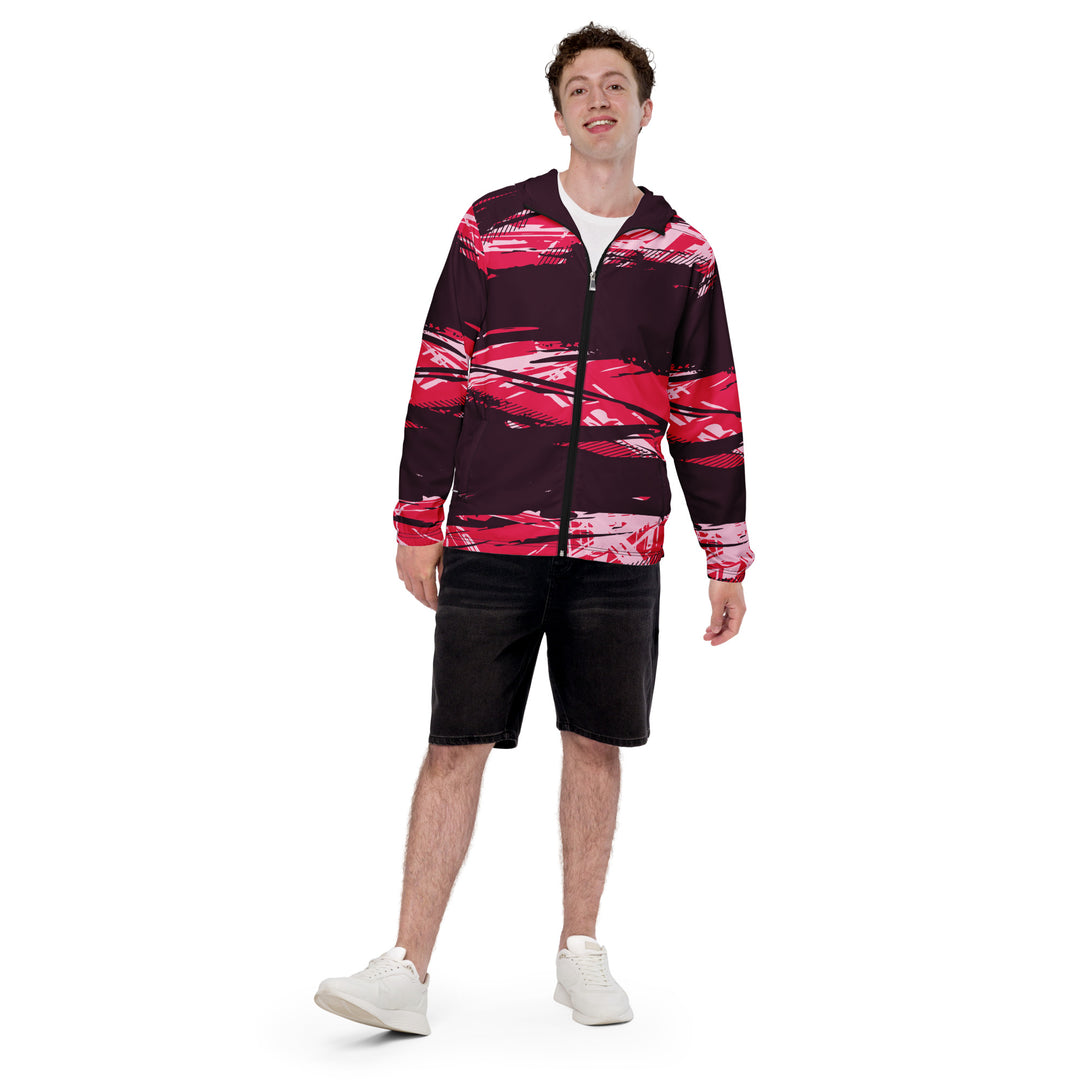 Men’s Windbreaker - Pink Spear