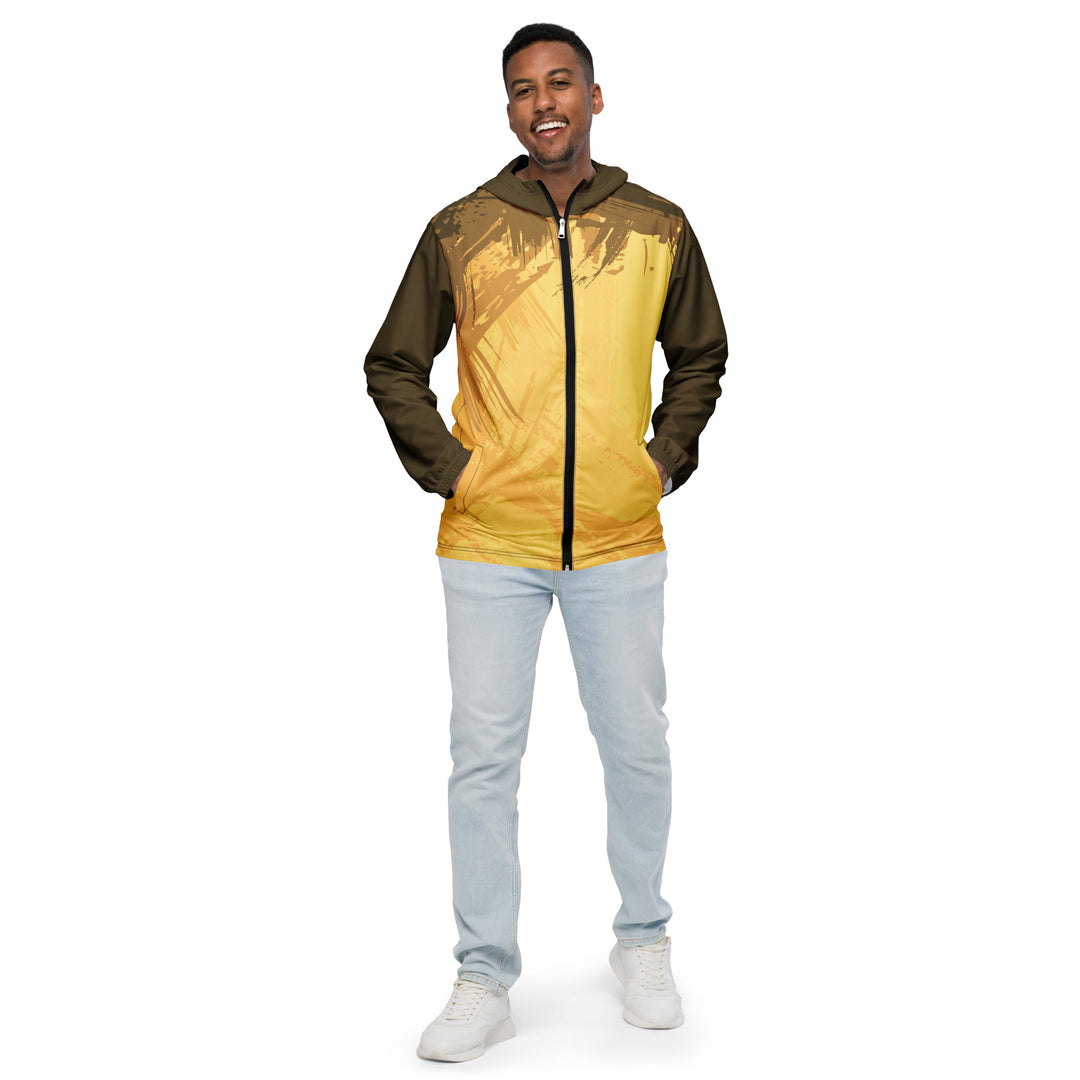 Men’s Windbreaker - Yellow Clear