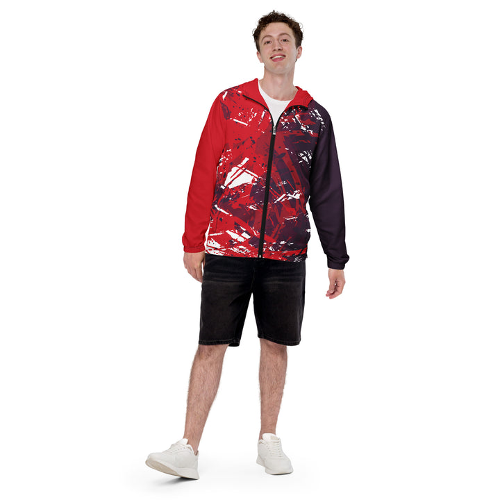 Men’s Windbreaker - Red-White Extreme