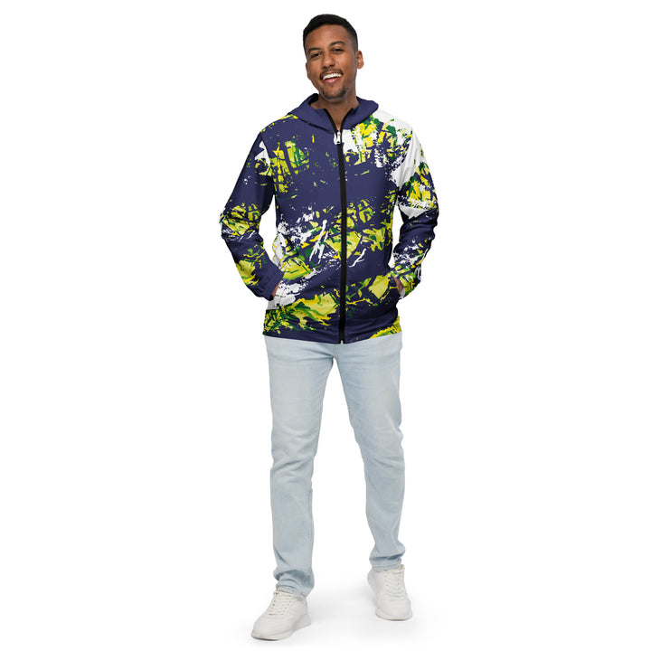 Men’s Windbreaker - Blue-Green Chase