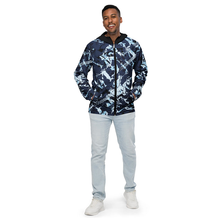 Men’s Windbreaker - Blue Trace