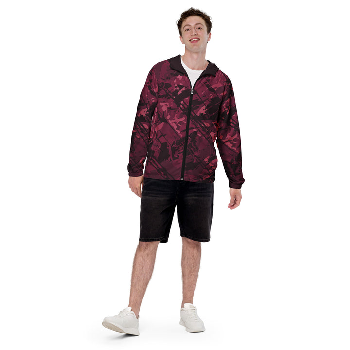 Men’s Windbreaker - Brown-Red Hint