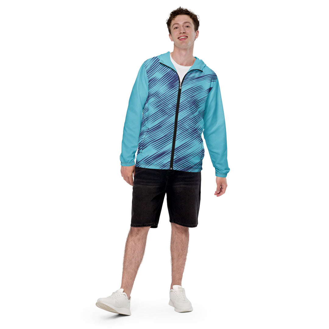 Men’s Windbreaker - Blue Beam