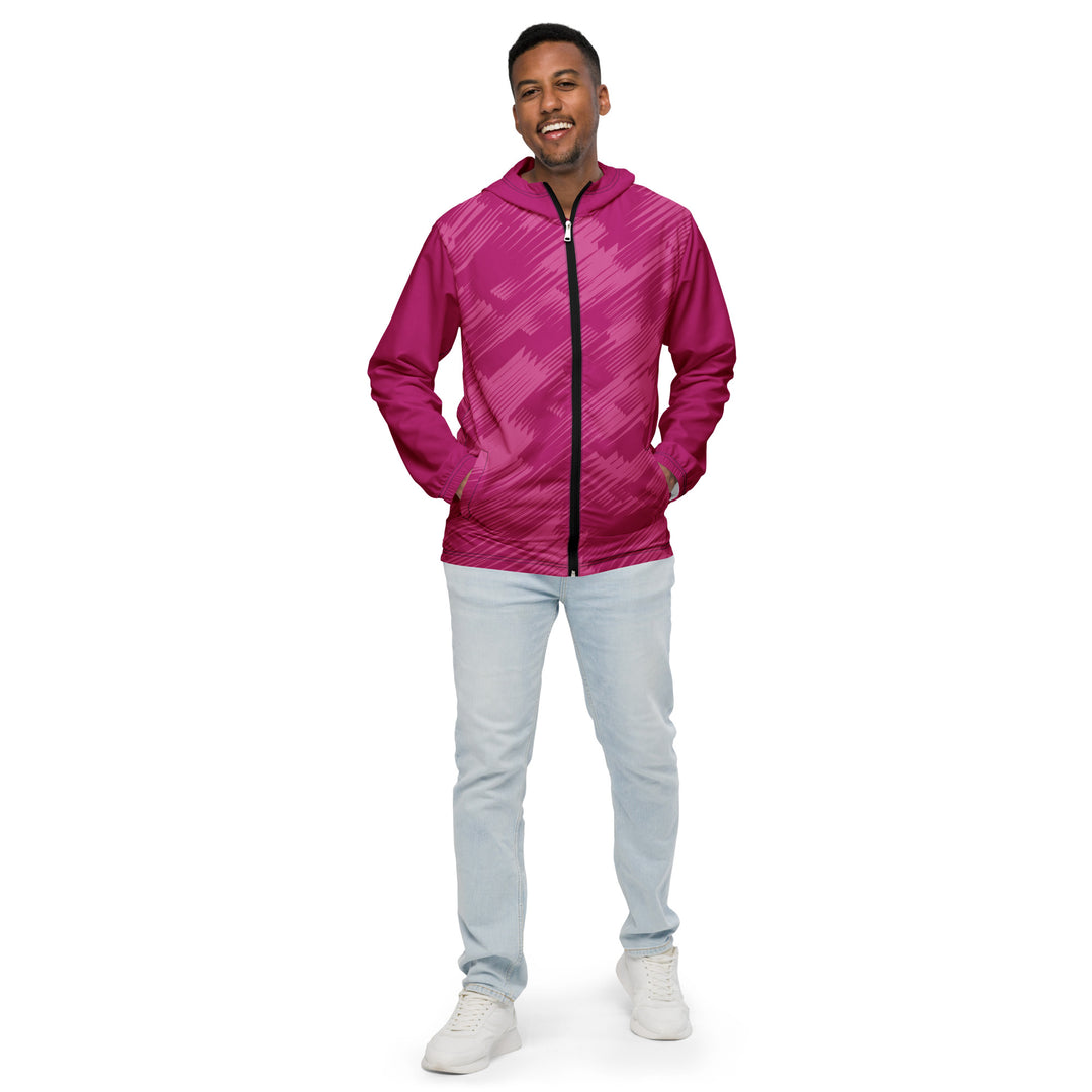 Men’s Windbreaker - Pink Beam