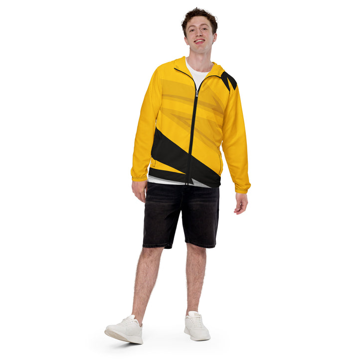 Men’s Windbreaker - Yellow-Black Arrow