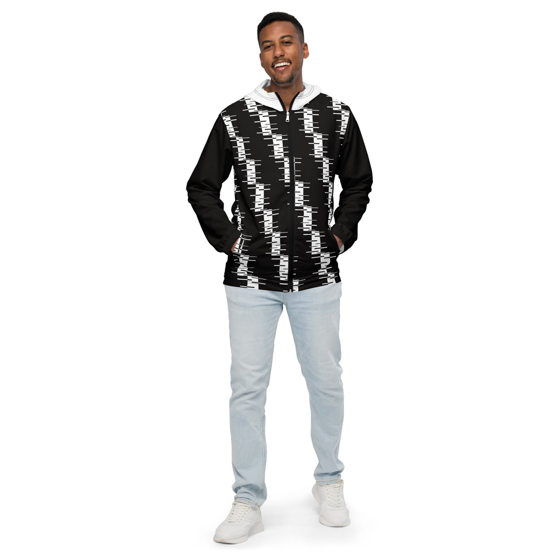 Men’s Windbreaker - Black-White Shift