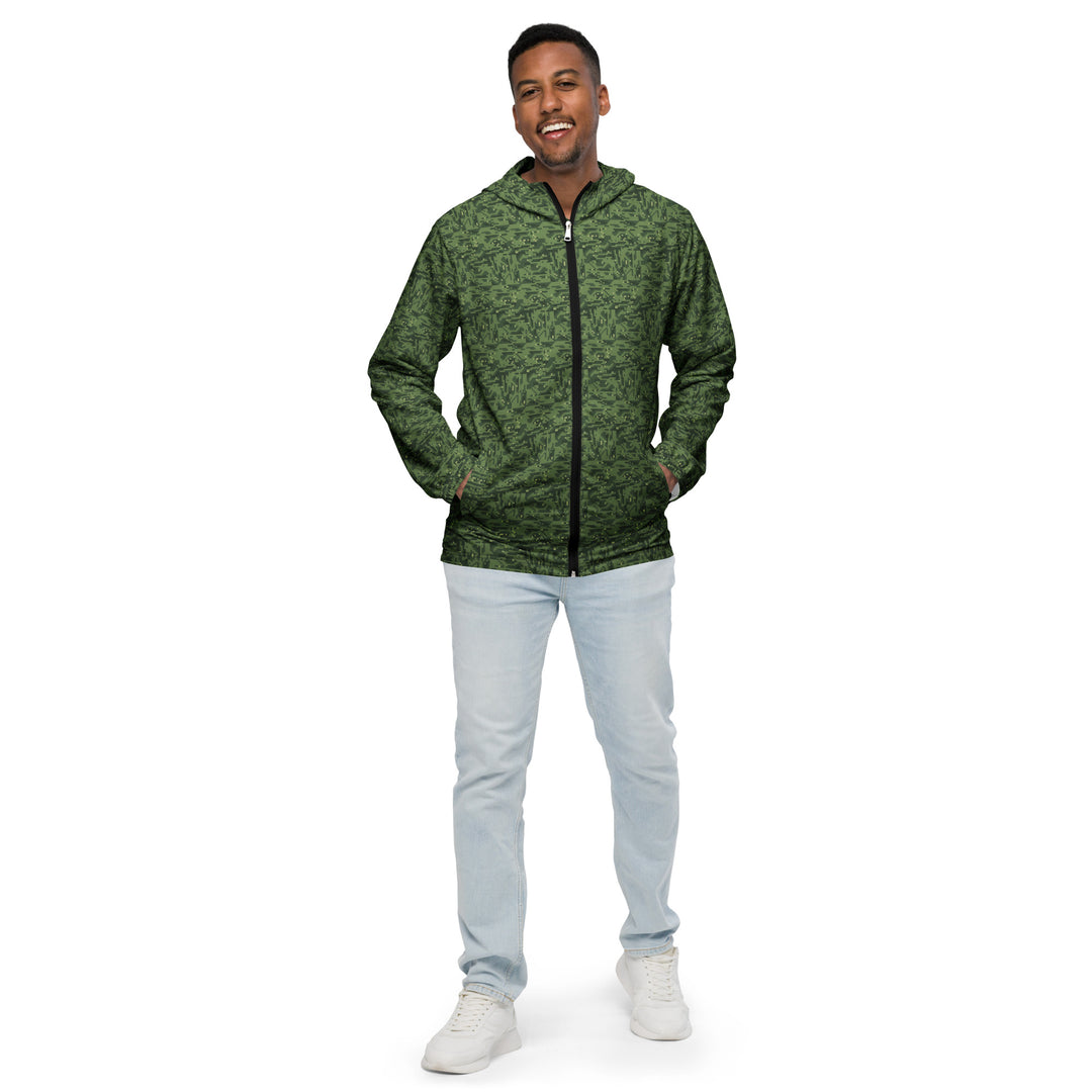 Men’s Windbreaker - Green Camouflage