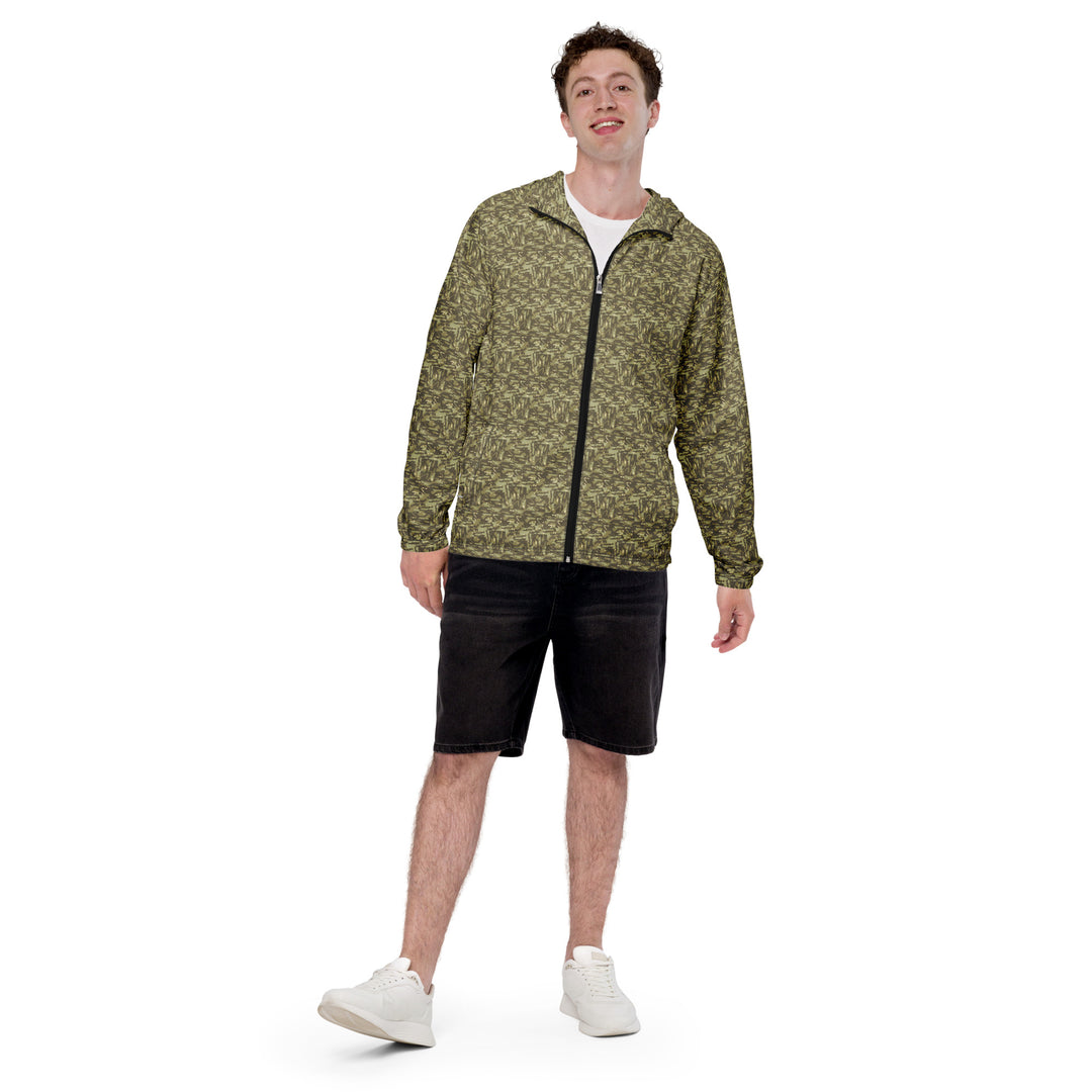 Men’s Windbreaker - Beige Camouflage