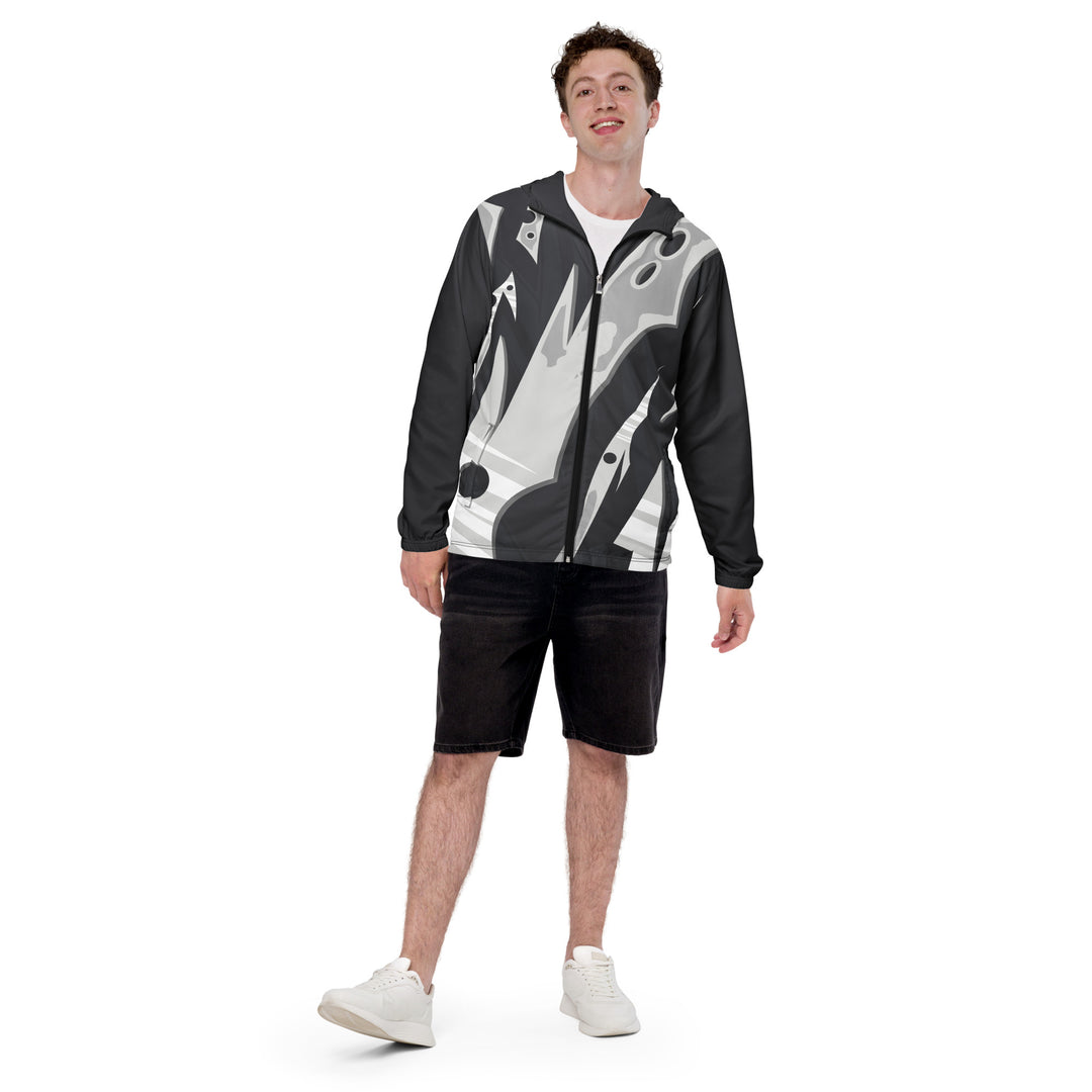 Men’s Windbreaker - Grey Blade