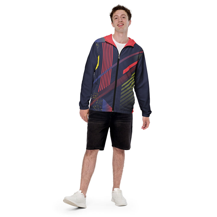 Men’s Windbreaker - Purple-Red Order