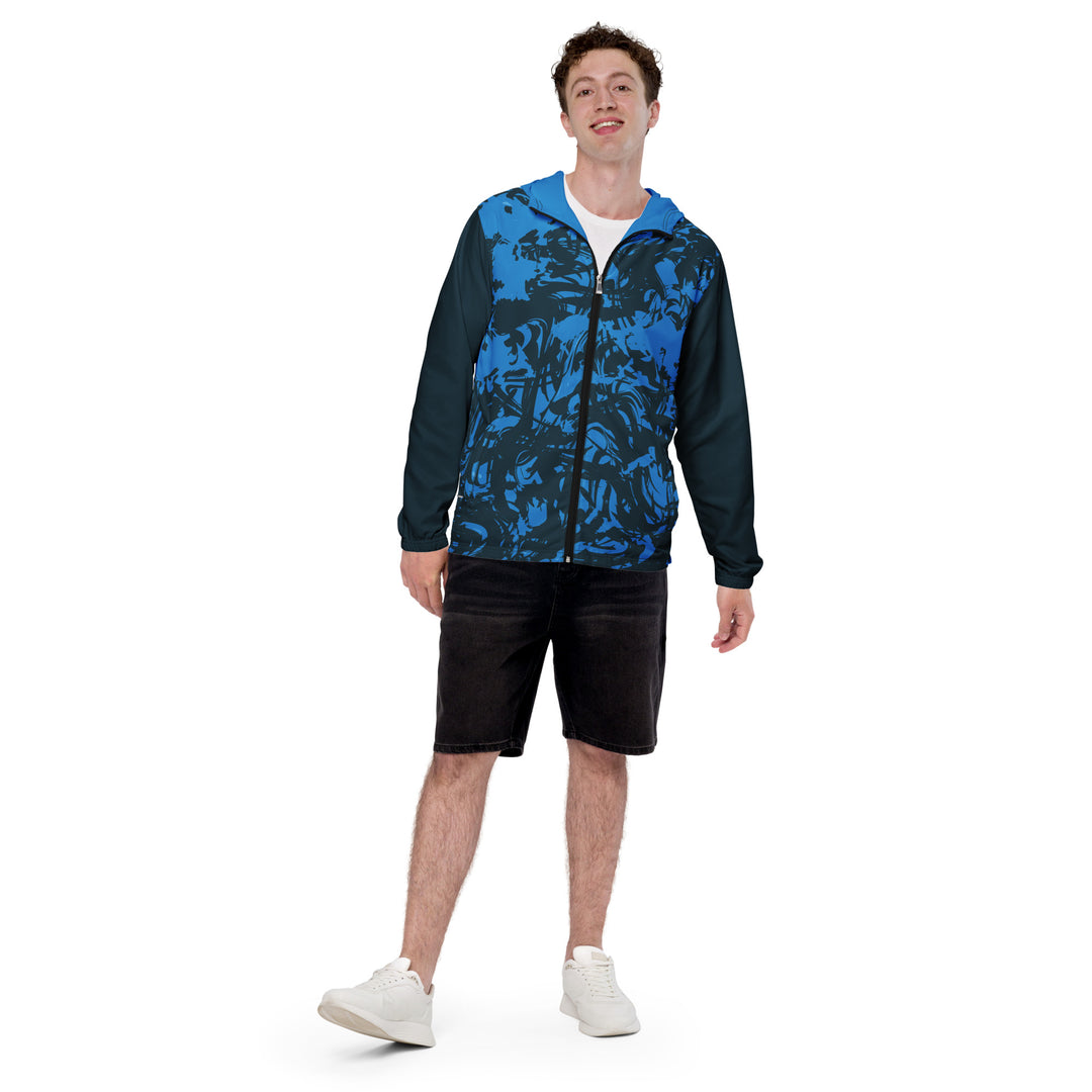 Men’s Windbreaker - Blue Shudder